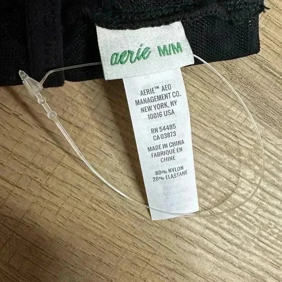 Aerie black lace bralette sz M NWOT - Picture 3 of 3
